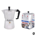 Cafetera Italiana Quttin Aluminio Acero Inoxidable