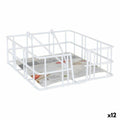 Servilletero Confortime Blanco 18 x 18 x 6,5 cm (12 Unidades)