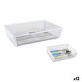 Organizador para Cubiertos Confortime Metal Blanco 21,8 x 15,24 x 5,2 cm (12 Unidades)