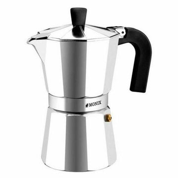 Cafetera Italiana Monix M620003 Aluminio Metal (3 Unidades)