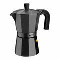 Cafetera Italiana Monix Braisogona_M640009 Negro 9 Tazas Aluminio