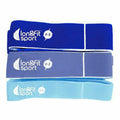 Bandas elásticas de resistencia LongFit Sport   Azul 3 Piezas