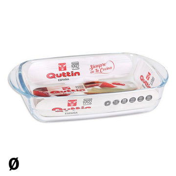 Bandeja para Horno Quttin Vidrio Rectangular