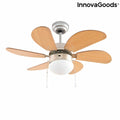 Ventilador de Techo con Luz InnovaGoods   Ø 75 cm 55W 55 W (Reacondicionado B)