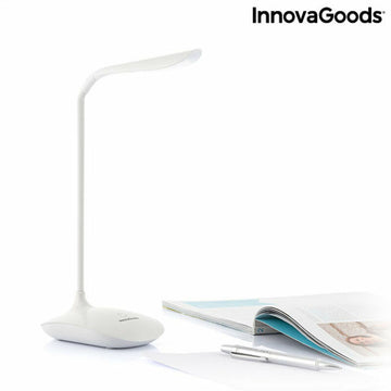 Lámpara LED de Mesa Recargable Táctil InnovaGoods Lum2Go Blanco ABS Plástico (Reacondicionado A)