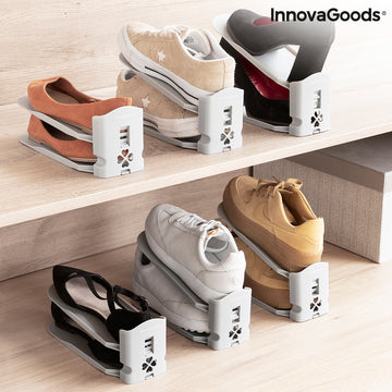 Organizador de Zapatos Regulable Sholzzer InnovaGoods 6 Unidades (Reacondicionado A)