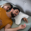 Almohada Viscoelástica Cervical para Parejas Cozzy InnovaGoods Blanco Espuma viscoelástica (Reacondicionado A)