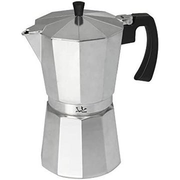 Cafetera Italiana JATA CCA12 Aluminio 12 Tazas Plateado