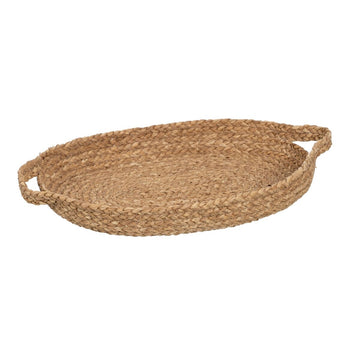 Cesta Decorativa Fibra natural 59 x 35 x 6 cm