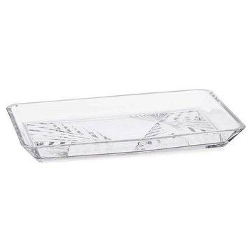 Bandeja Madlen Cristal Transparente (16,5 x 2,6 x 27,5 cm)