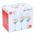 Set de copas de vino Alpina Transparente 370 ml (6 Unidades)