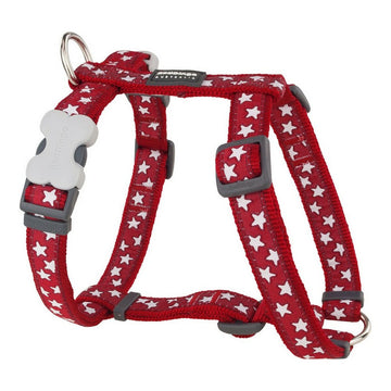 Arnés para Perro Red Dingo Style Rojo Estrella 30-48 cm