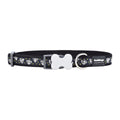 Collar para Perro Red Dingo STYLE DIAMOND 15 mm x 24-36 cm Negro