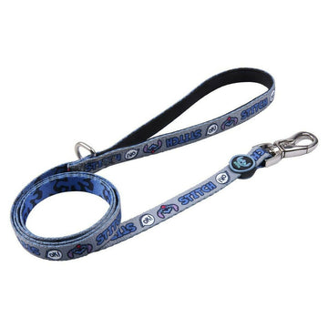 Correa para Perro Stitch Gris Azul M