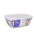 Fiambrera Rectangular con Tapa Duralex Freshbox Transparente 1,7 L