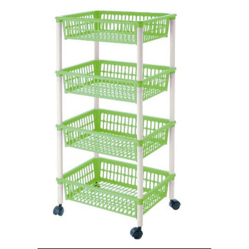 Carrito Verdulero Tontarelli Mito 4 Verde 40 x 29 x 62 cm