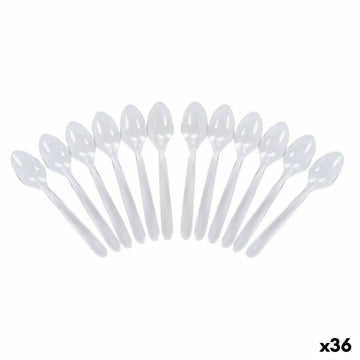 Set de cucharas reutilizables Algon Transparente 36 Unidades