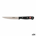 Cuchillo Pelador de Verduras Quttin Negro Plateado 12 cm (24 Unidades)