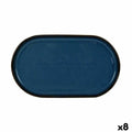 Bandeja de Aperitivos La Mediterránea Chester Azul Ovalado 30,5 x 17,5 x 2,8 cm (8 Unidades)