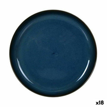 Bandeja de Aperitivos La Mediterránea Chester Azul Redonda 19,6 x 2,2 cm (18 Unidades)