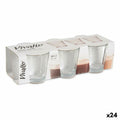 Set de Vasos Transparente Vidrio (90 ml) (24 Unidades)