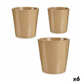 Set de Macetas Beige Arcilla (6 Unidades)