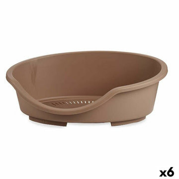 Cama para mascota Beige Plástico 58,5 x 20 x 39 cm (6 Unidades)