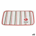 Salvamantel Bon Appetit Blanco Rojo 33 x 0,3 x 48 cm (12 Unidades)