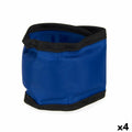 Collar para Perro Azul Negro PVC Gel 6,3 x 1 x 30 cm Refrigerante (4 Unidades)