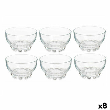 Set de Cuencos Karaman Transparente Vidrio 275 ml (8 Unidades)