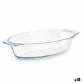 Fuente de Cocina Con asas Transparente Vidrio de Borosilicato 700 ml 23,6 x 5,3 x 13 cm (18 Unidades)