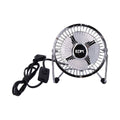 Ventilador de Sobremesa EDM industrial Mini Plateado Ø 10 x 15 cm