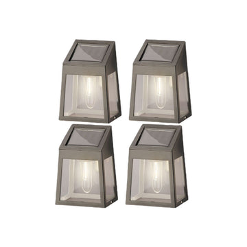 Aplique de Pared Lumineo 898174 Solar Luz LED 4 Unidades 5 Lm