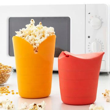 Palomiteras de Silicona Plegables Popbox InnovaGoods (Pack de 2)