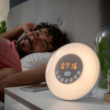 Despertador Amanecer con Altavoz Slockar InnovaGoods