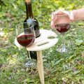 Mesa de Vino Plegable y Portátil para Exteriores Winnek InnovaGoods WINNEK Madera (Reacondicionado A)