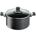 Cacerola Con Tapa Tefal EXCELLENCE 20CM 2,8 L Aluminio Negro Multicolor Ø 20 cm